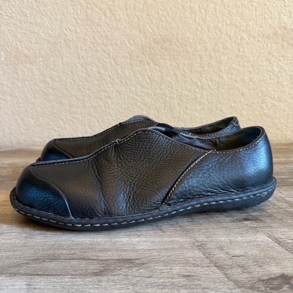 Hush Puppies Steel Toe Black Leather Loafers Slip Resistant ASTM F2413-11 Size 9 - Picture 3 of 11